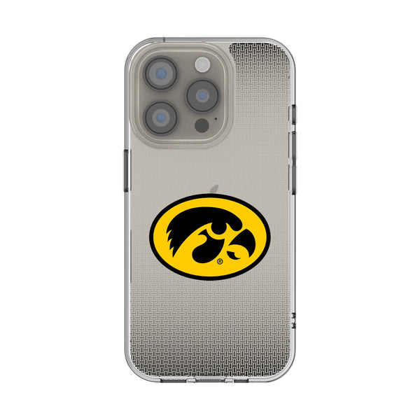 University of Iowa Hawkeyes Linen iPhone Clear Phone Case for Apple iPhone