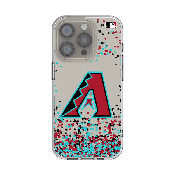 Arizona Diamondbacks Confetti iPhone Clear Phone Case for Apple iPhone
