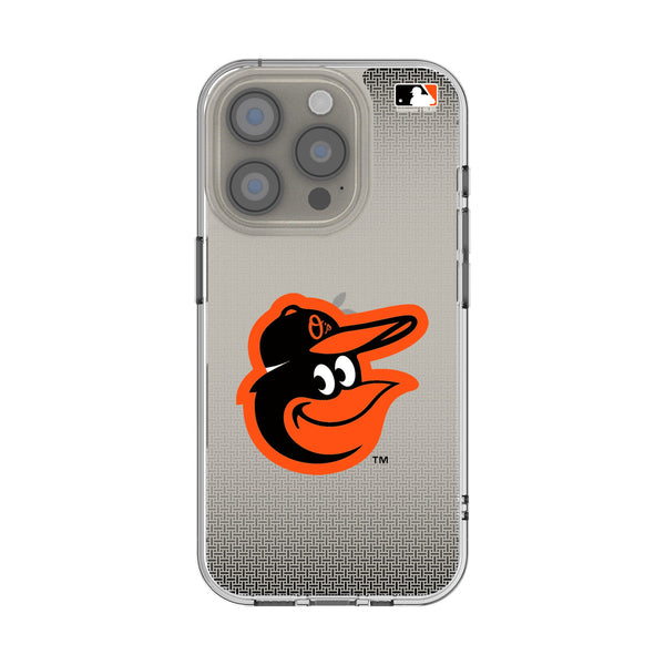 Baltimore Orioles Linen iPhone Clear Phone Case for Apple iPhone