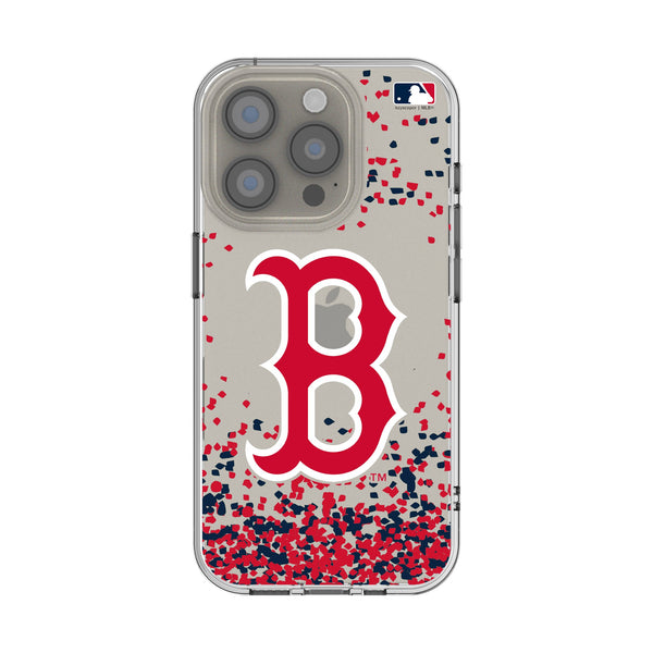 Boston Red Sox Confetti iPhone Clear Phone Case for Apple iPhone