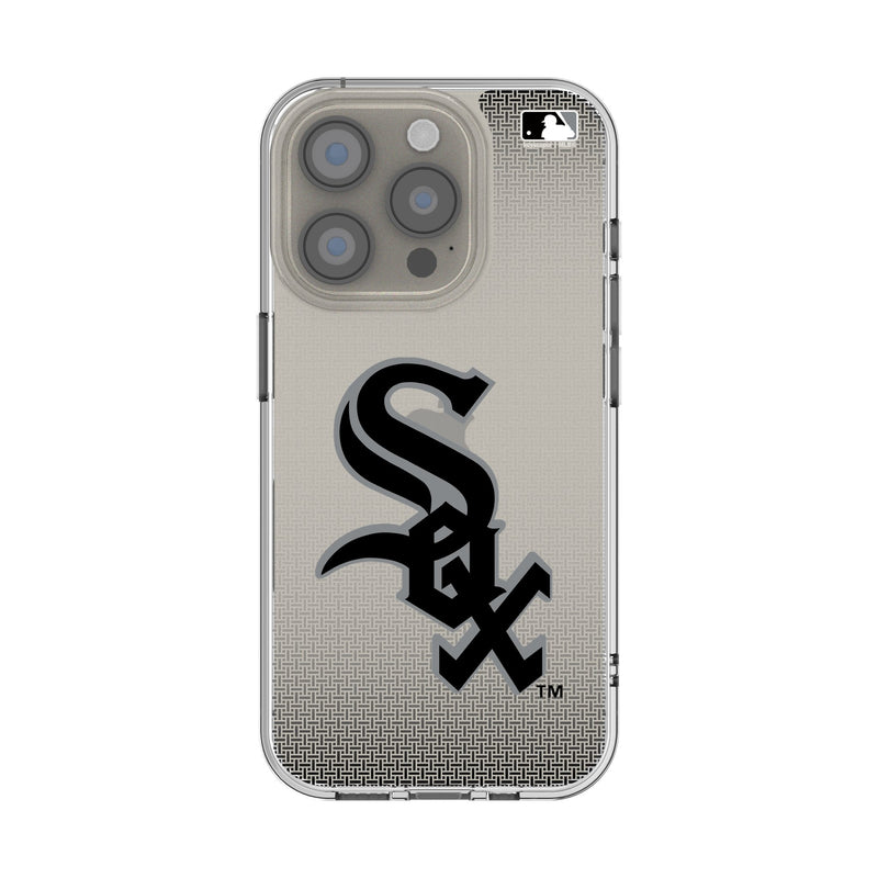 Chicago White Sox Linen iPhone Clear Phone Case for Apple iPhone