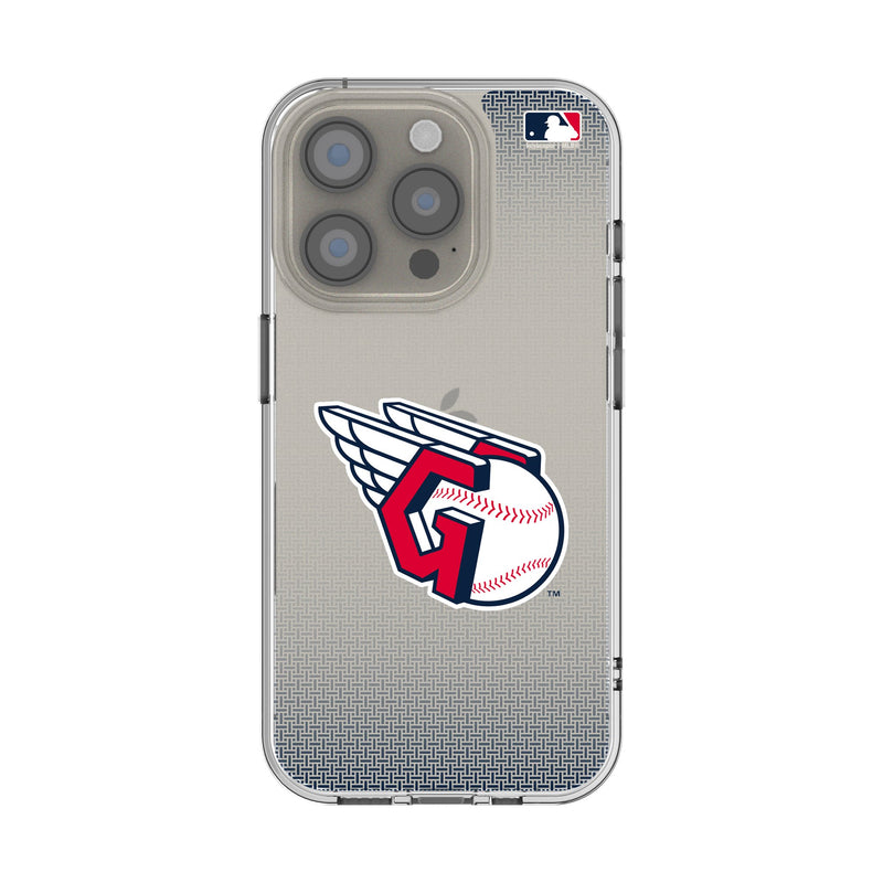 Cleveland Guardians Linen iPhone Clear Phone Case for Apple iPhone