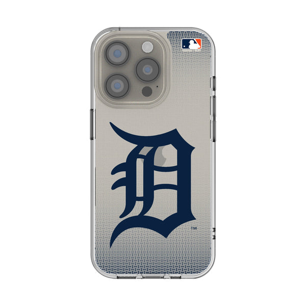 Detroit Tigers Linen iPhone Clear Phone Case for Apple iPhone