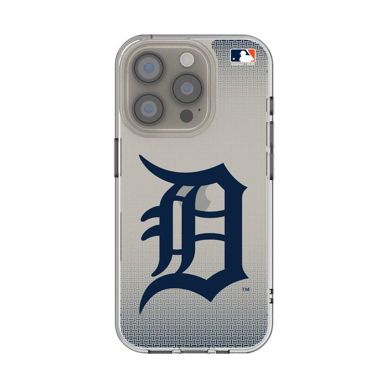 Detroit Tigers Linen iPhone Clear Phone Case for Apple iPhone