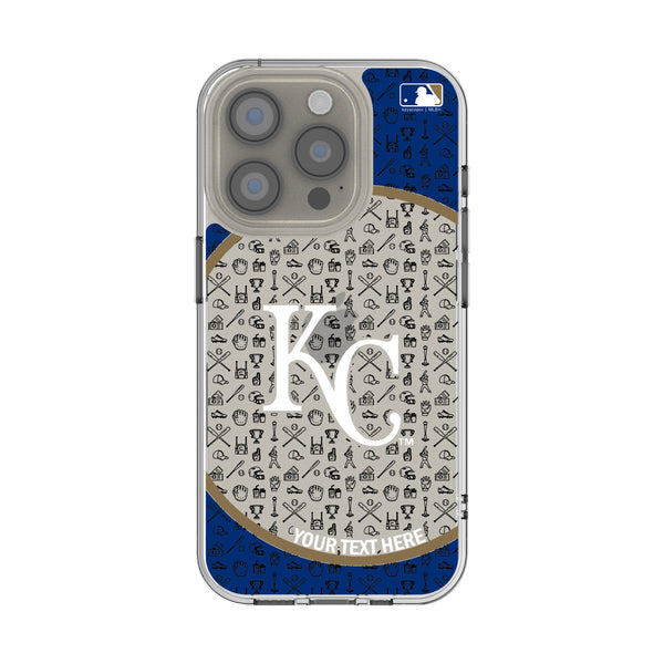 Kansas City Royals Personalized Circle iPhone Clear Phone Case for Apple iPhone
