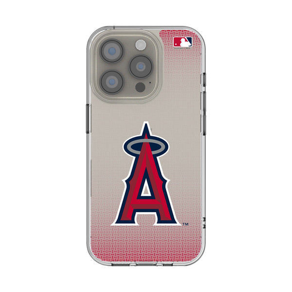 Los Angeles Angels Linen iPhone Clear Phone Case for Apple iPhone