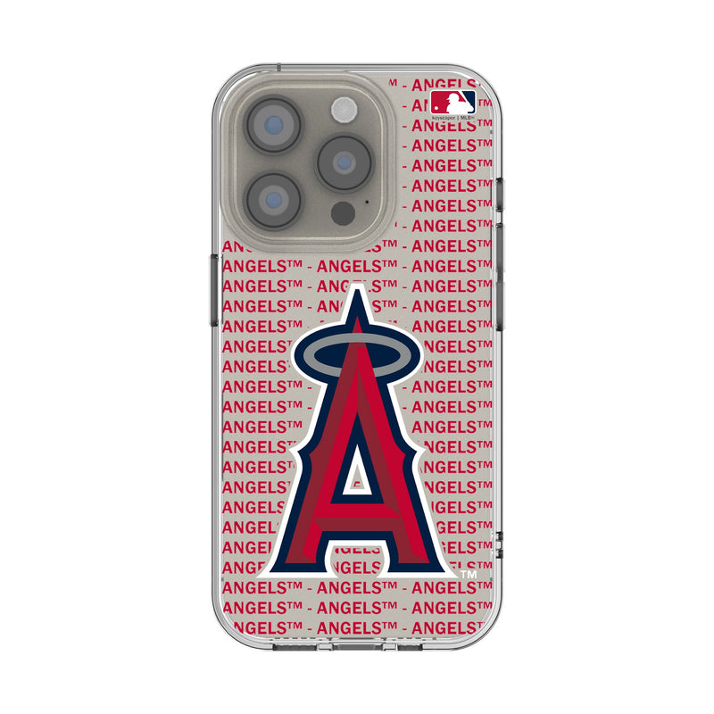 Los Angeles Angels Text Backdrop iPhone Clear Phone Case for Apple iPhone