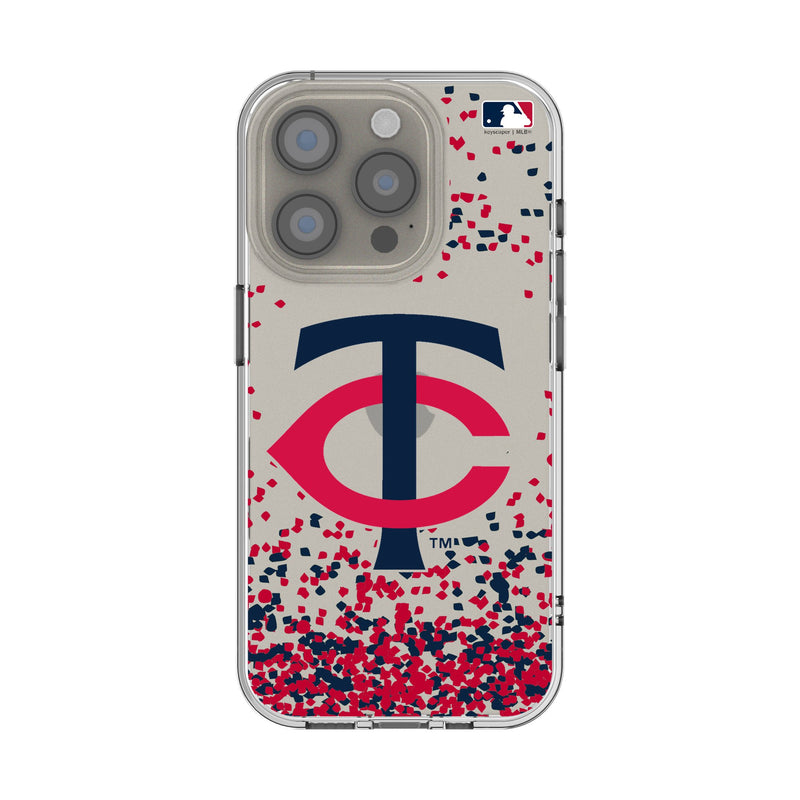 Minnesota Twins Confetti iPhone Clear Phone Case for Apple iPhone