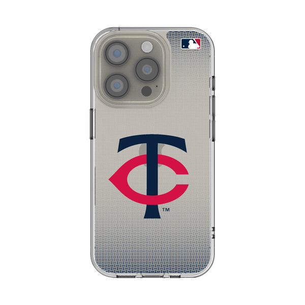 Minnesota Twins Linen iPhone Clear Phone Case for Apple iPhone