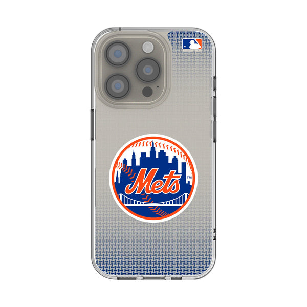 New York Mets Linen iPhone Clear Phone Case for Apple iPhone