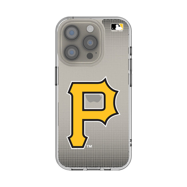 Pittsburgh Pirates Linen iPhone Clear Phone Case for Apple iPhone