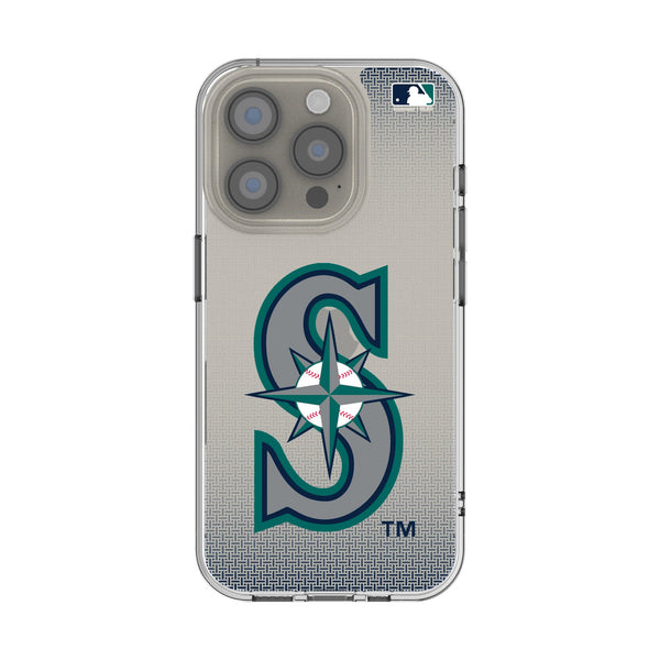 Seattle Mariners Linen iPhone Clear Phone Case for Apple iPhone