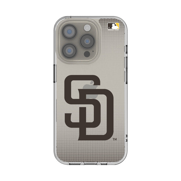 San Diego Padres Linen iPhone Clear Phone Case for Apple iPhone