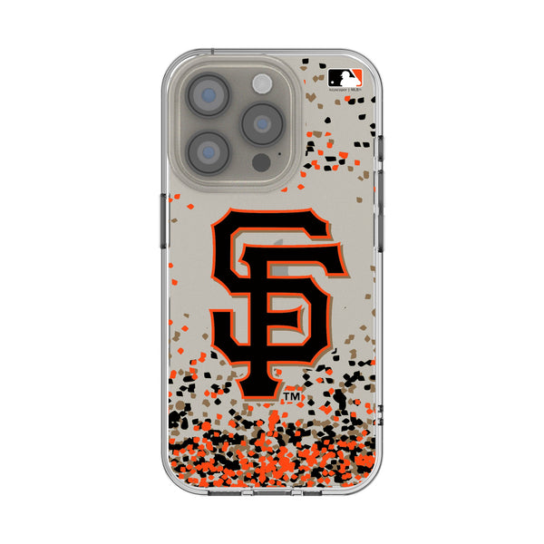 San Francisco Giants Confetti iPhone Clear Phone Case for Apple iPhone