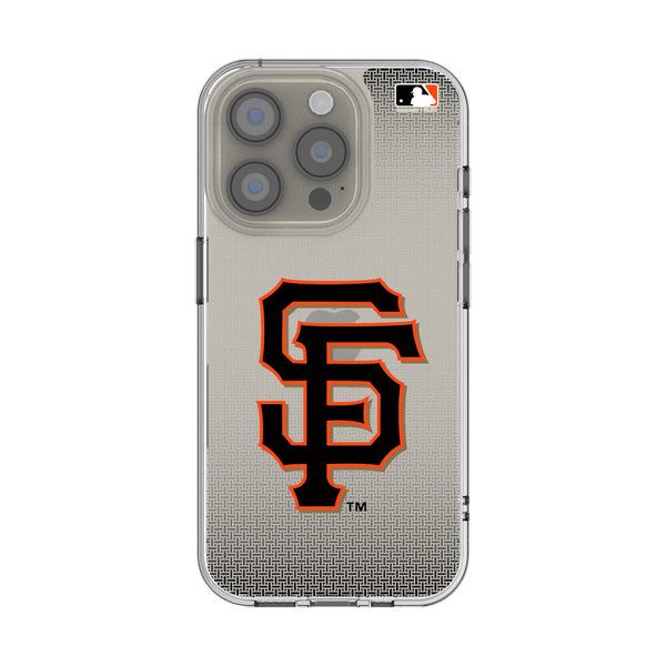 San Francisco Giants Linen iPhone Clear Phone Case for Apple iPhone