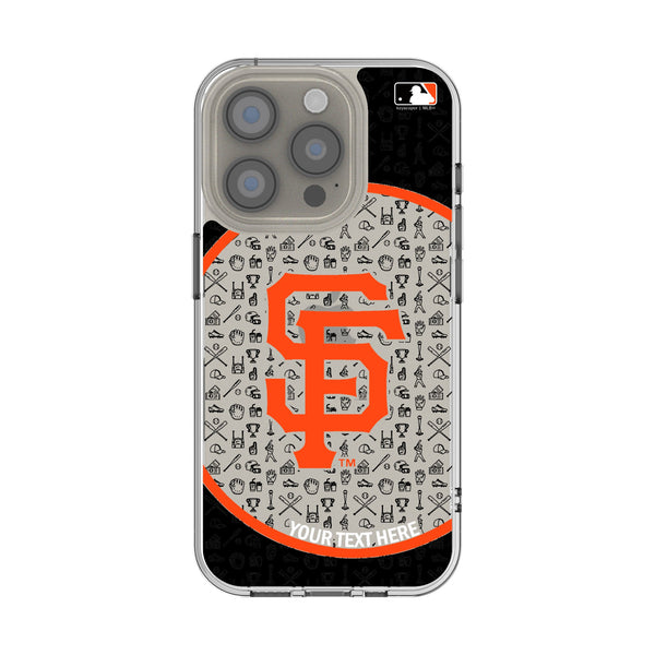 San Francisco Giants Personalized Circle iPhone Clear Phone Case for Apple iPhone