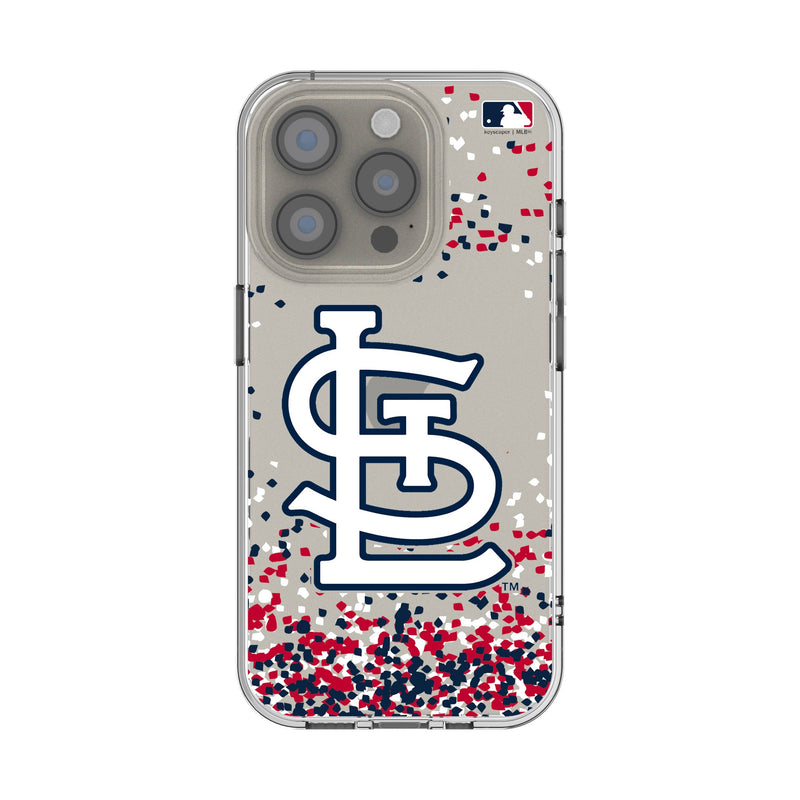 St Louis Cardinals Confetti iPhone Clear Phone Case for Apple iPhone