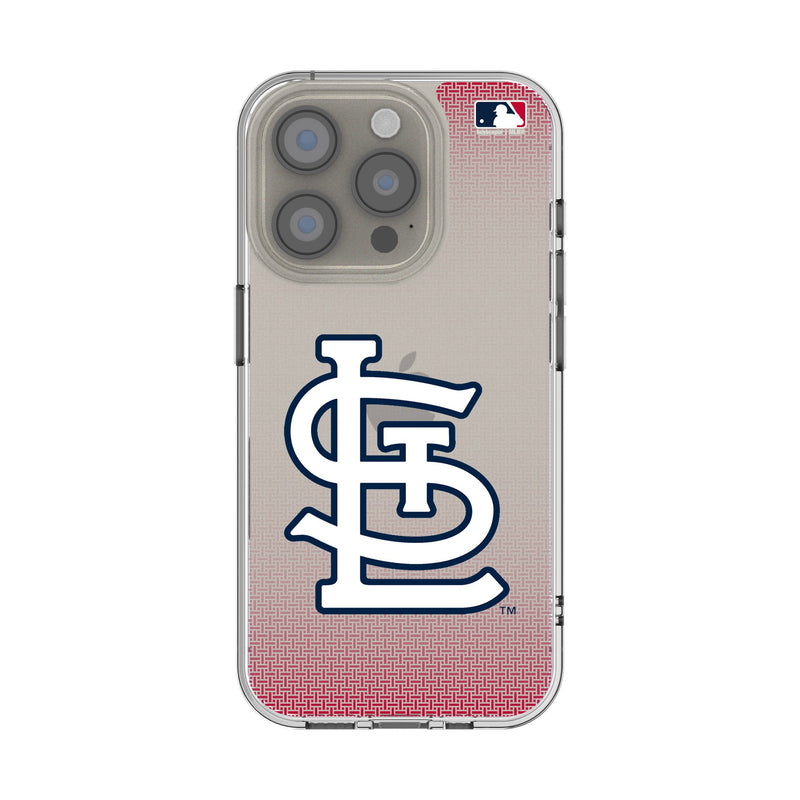 St Louis Cardinals Linen iPhone Clear Phone Case for Apple iPhone