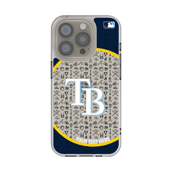 Tampa Bay Rays Personalized Circle iPhone Clear Phone Case for Apple iPhone