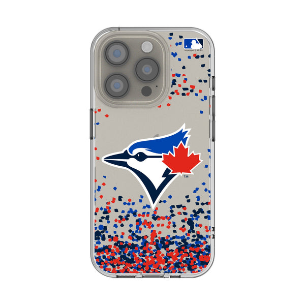 Toronto Blue Jays Confetti iPhone Clear Phone Case for Apple iPhone