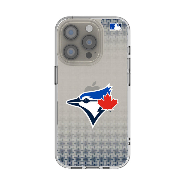 Toronto Blue Jays Linen iPhone Clear Phone Case for Apple iPhone