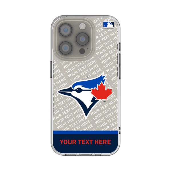 Toronto Blue Jays Personalized EndZone Plus iPhone Clear Phone Case for Apple iPhone