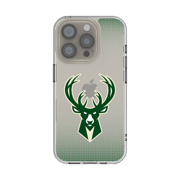 Milwaukee Bucks Linen iPhone Clear Phone Case for Apple iPhone