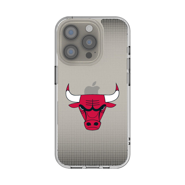 Chicago Bulls Linen iPhone Clear Phone Case for Apple iPhone