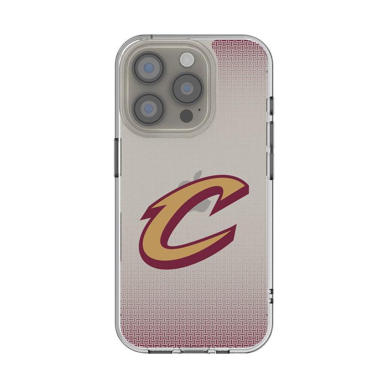 Cleveland Cavaliers Linen iPhone Clear Phone Case for Apple iPhone