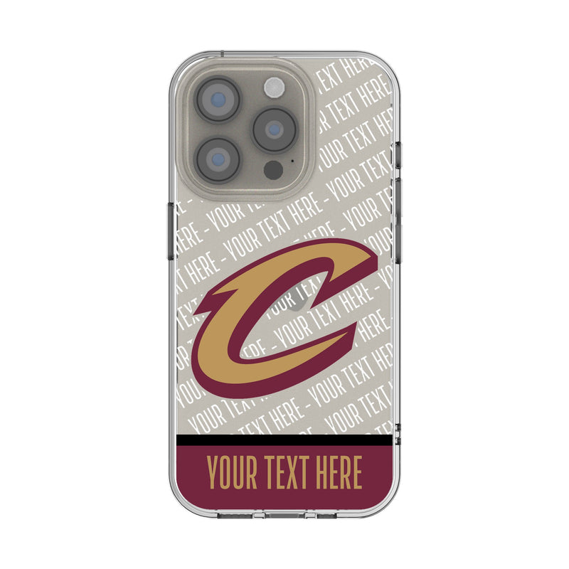 Cleveland Cavaliers Personalized EndZone Plus iPhone Clear Phone Case for Apple iPhone