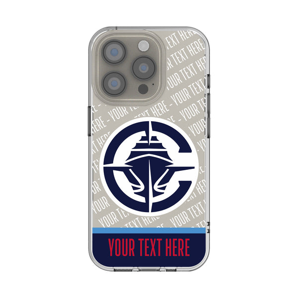 Los Angeles Clippers Personalized EndZone Plus iPhone Clear Phone Case for Apple iPhone