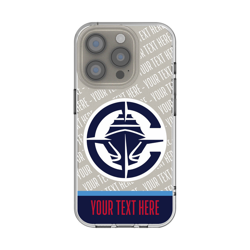 Los Angeles Clippers Personalized EndZone Plus iPhone Clear Phone Case for Apple iPhone