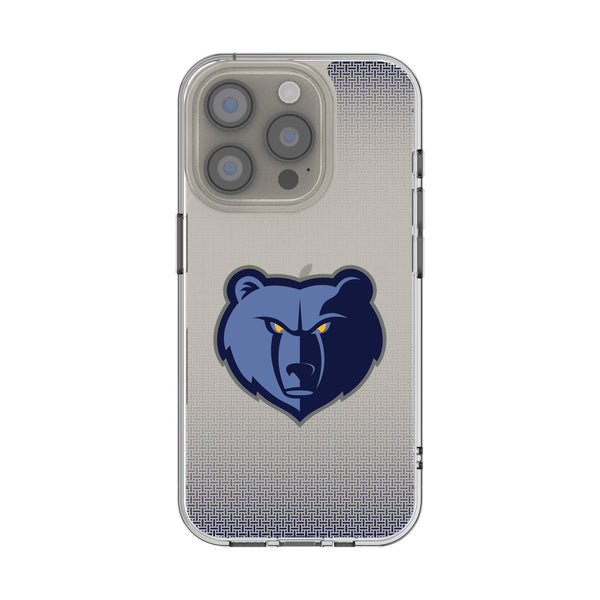 Memphis Grizzlies Linen iPhone Clear Phone Case for Apple iPhone