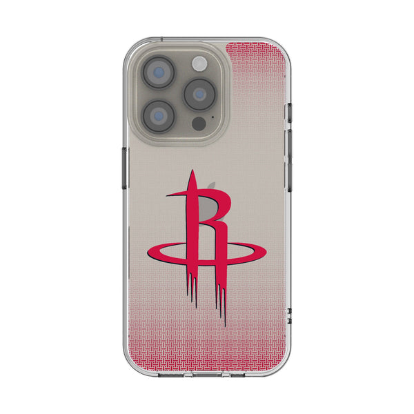 Houston Rockets Linen iPhone Clear Phone Case for Apple iPhone