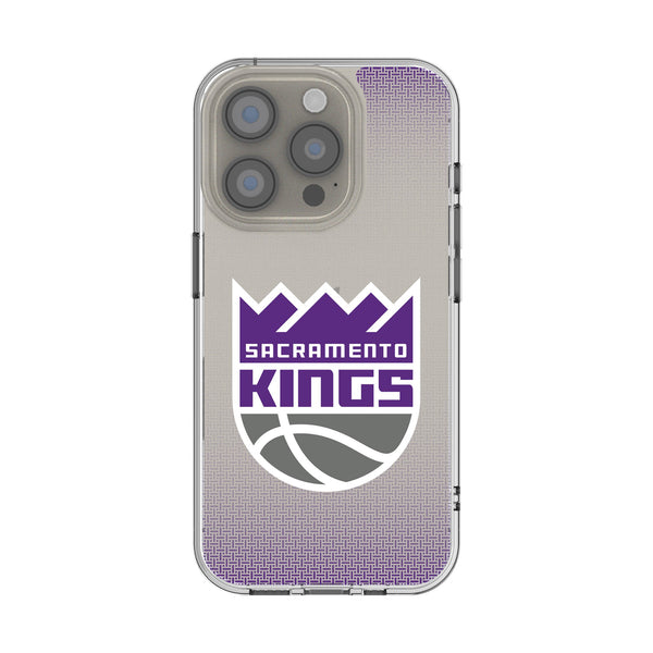 Sacramento Kings Linen iPhone Clear Phone Case for Apple iPhone
