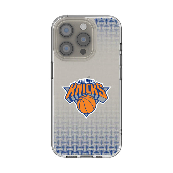 New York Knicks Linen iPhone Clear Phone Case for Apple iPhone