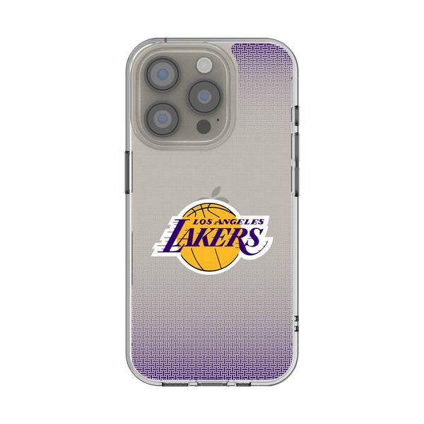 Los Angeles Lakers Linen iPhone Clear Phone Case for Apple iPhone