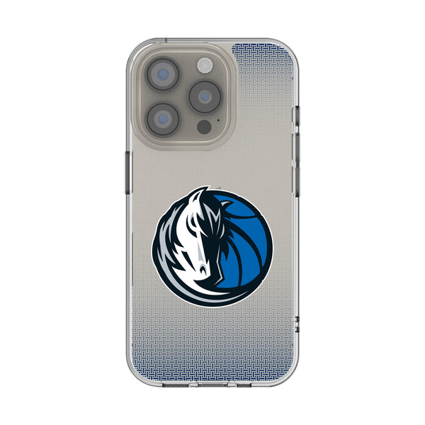 Dallas Mavericks Linen iPhone Clear Phone Case for Apple iPhone