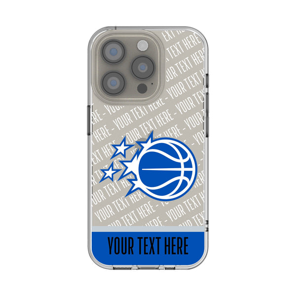 Orlando Magic Personalized EndZone Plus iPhone Clear Phone Case for Apple iPhone