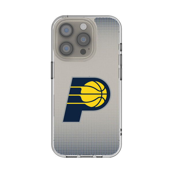 Indiana Pacers Linen iPhone Clear Phone Case for Apple iPhone