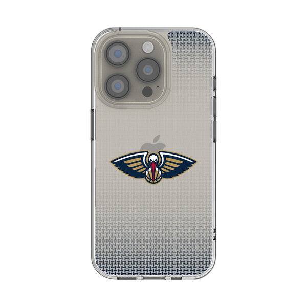 New Orleans Pelicans Linen iPhone Clear Phone Case for Apple iPhone