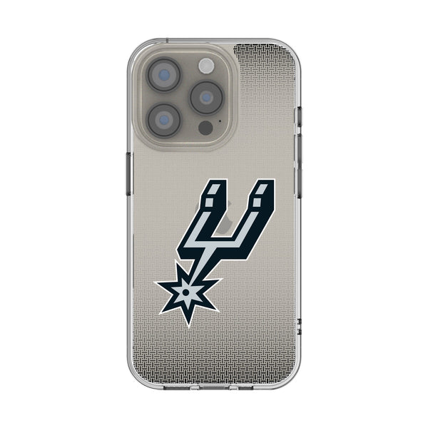 San Antonio Spurs Linen iPhone Clear Phone Case for Apple iPhone