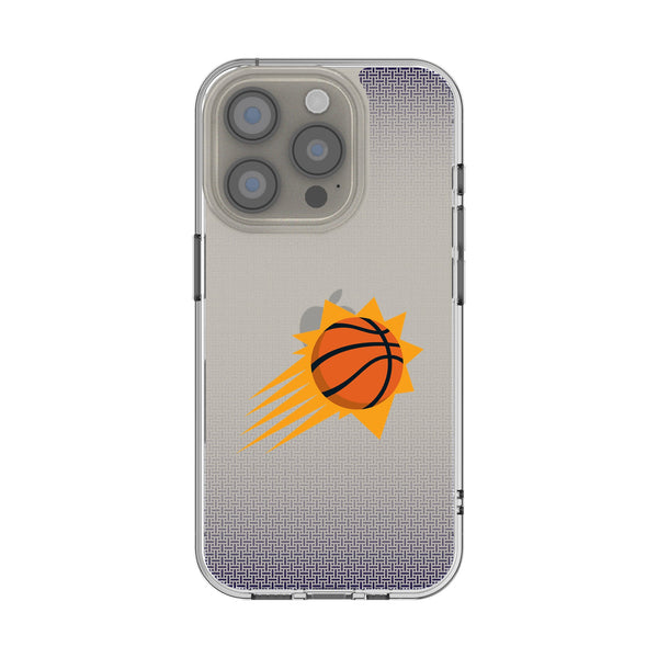 Phoenix Suns Linen iPhone Clear Phone Case for Apple iPhone