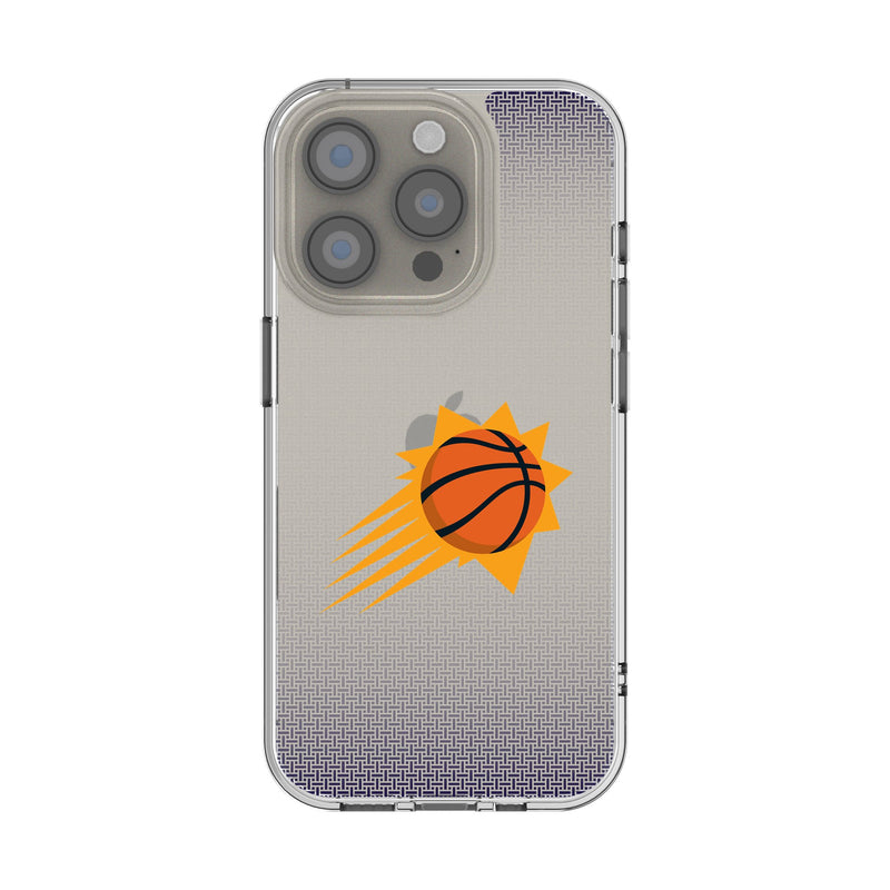 Phoenix Suns Linen iPhone Clear Phone Case for Apple iPhone