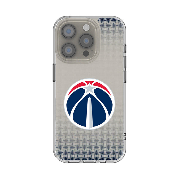 Washington Wizards Linen iPhone Clear Phone Case for Apple iPhone