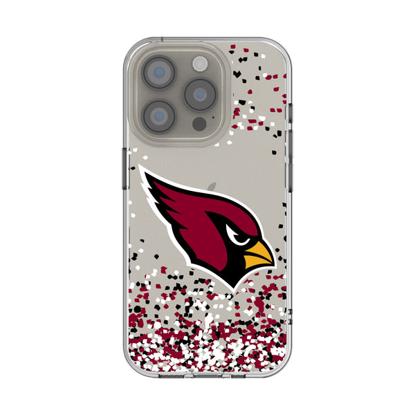 Arizona Cardinals Confetti iPhone Clear Phone Case for Apple iPhone