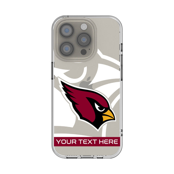 Arizona Cardinals Personalized Tilt iPhone Clear Phone Case for Apple iPhone