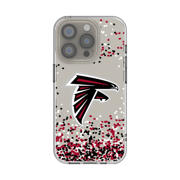 Atlanta Falcons Confetti iPhone Clear Phone Case for Apple iPhone