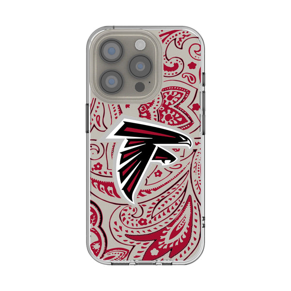 Atlanta Falcons Paisley iPhone Clear Phone Case for Apple iPhone