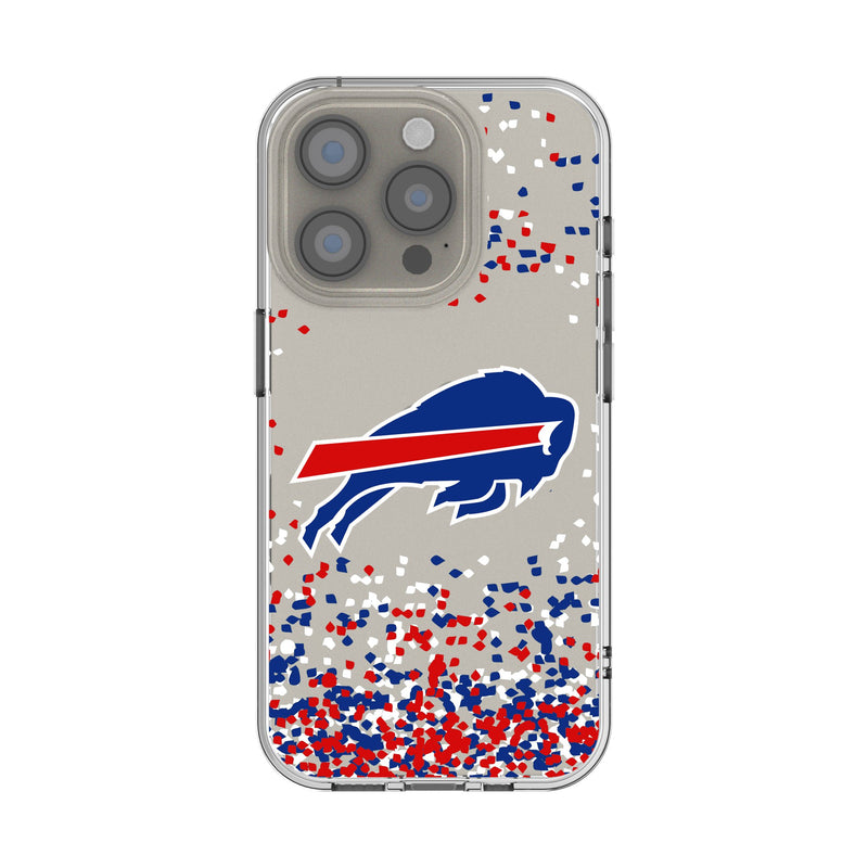 Buffalo Bills Confetti iPhone Clear Phone Case for Apple iPhone